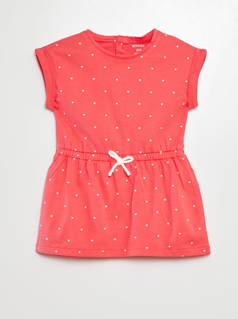Vestido em jersey com motivos ROSA - Kiabi