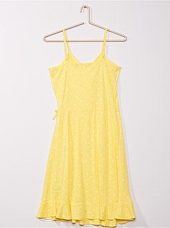 Vestido em jersey 'corações' - Kiabi