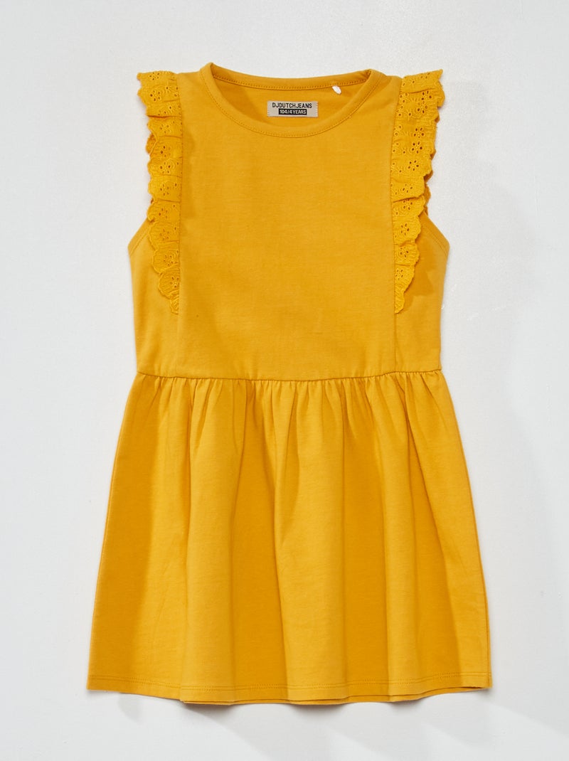 Vestido em jersey LARANJA - Kiabi