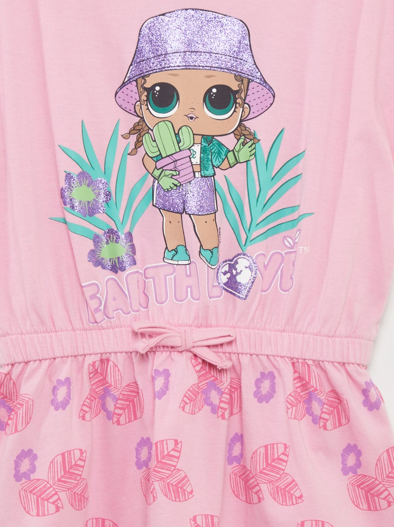 Vestido em jersey 'LOL Surprise' ROSA - Kiabi