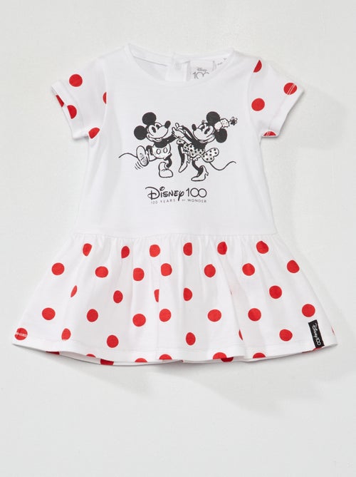 Vestido em jersey 'Minnie e Mickey' - Kiabi