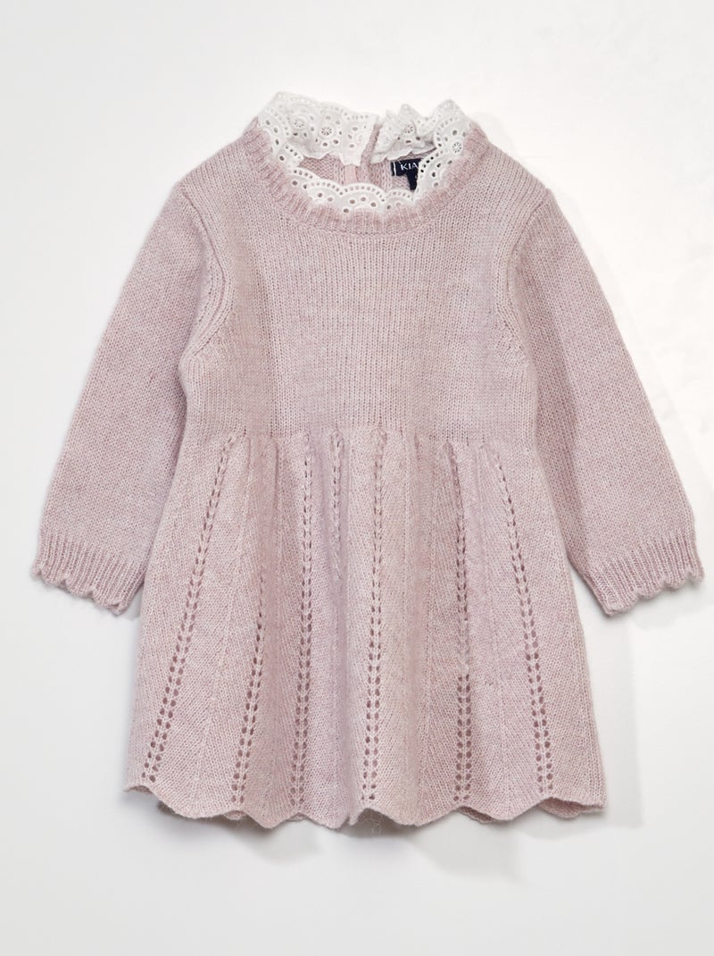 Vestido em malha de tricô VIOLETA - Kiabi