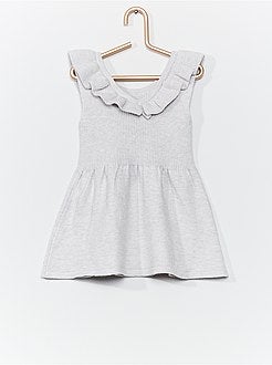 Vestido em malha 'eco-conception' - Kiabi