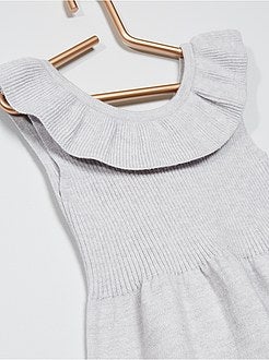 Vestido em malha 'eco-conception' - Kiabi