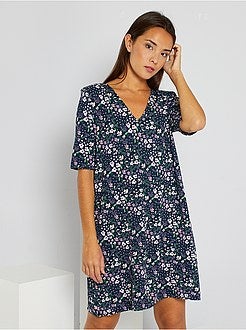 Vestido em malha gofrada - Kiabi