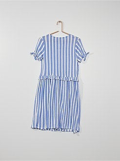 Vestido em malha gofrada - Kiabi