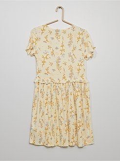 Vestido em malha gofrada - Kiabi