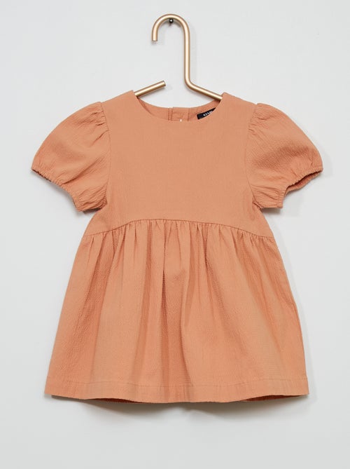 Vestido em malha gofrada - Kiabi