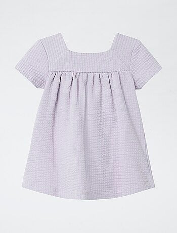 Vestido em malha gofrada 'Guppy'