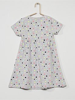 Vestido em malha jersey estampado - Kiabi