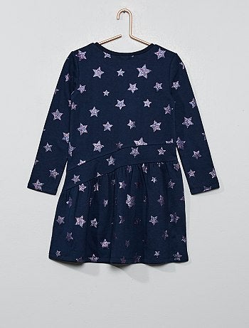 Vestido em moletão - Kiabi