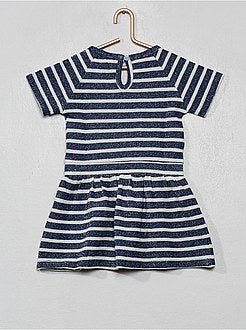 Vestido em moletão brilhante - Kiabi