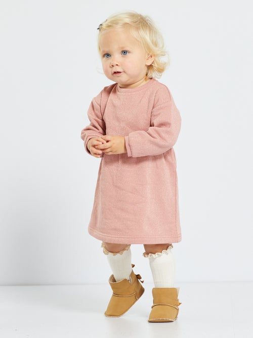 Vestido em moletão - Kiabi