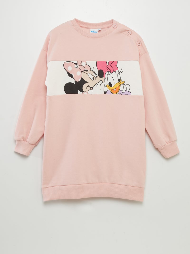 Vestido em moletão 'Minnie' ROSA - Kiabi