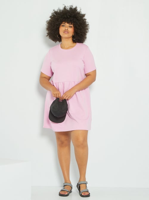 Vestido em moletão - Kiabi