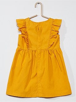 Vestido em popelina + cuecas - Kiabi