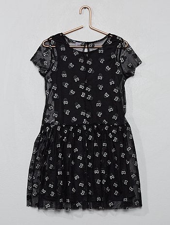 Menina 3-12 anos - Vestido em tule 'Minnie' - Kiabi