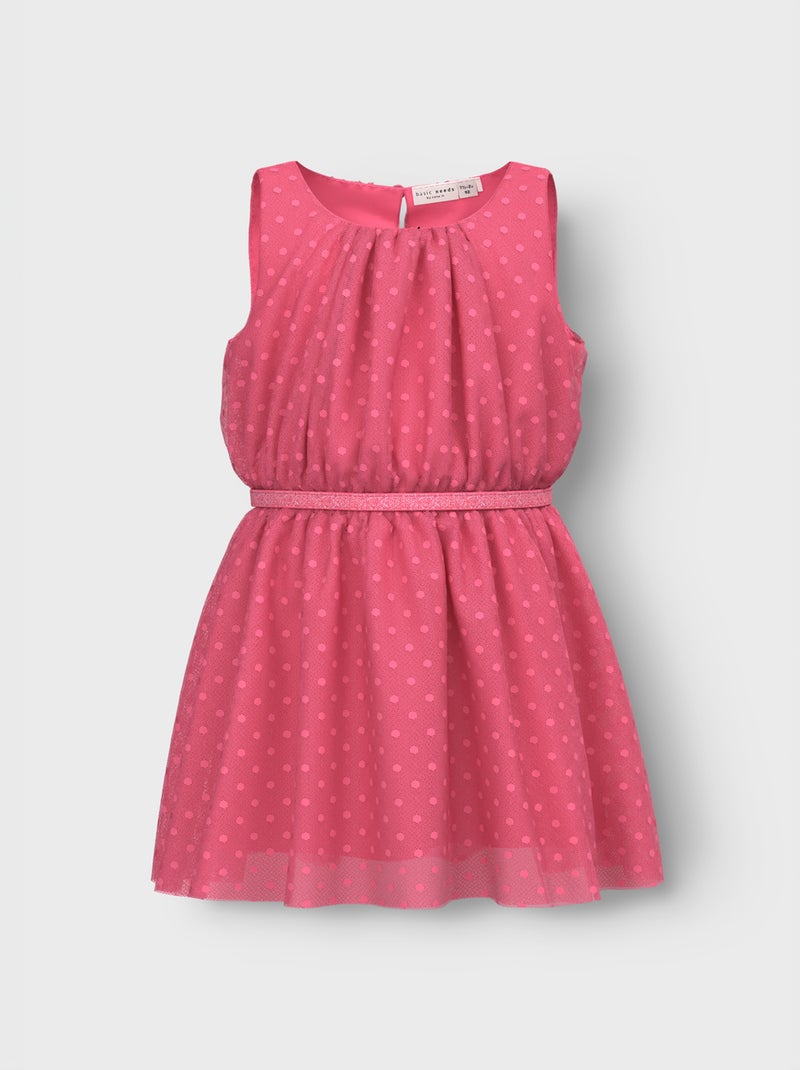 Vestido em voile a ponto cheio 'Name it' ROSA - Kiabi