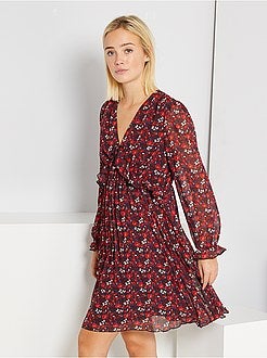 Vestido em voile - Kiabi