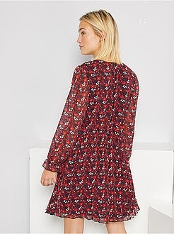 Vestido em voile - Kiabi