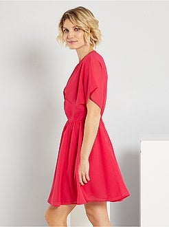 Vestido em voile - Kiabi