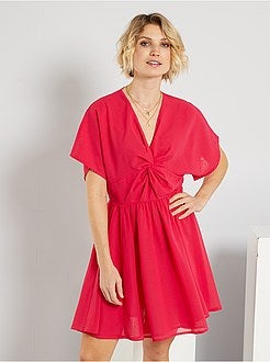 Vestido em voile - Kiabi