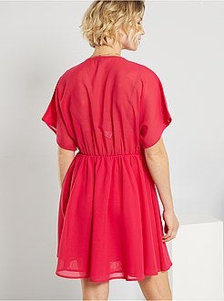 Vestido em voile - Kiabi