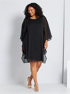 Vestido em voile - Kiabi