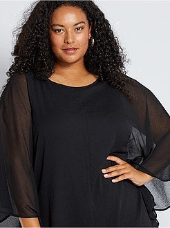 Vestido em voile - Kiabi