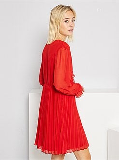 Vestido em voile - Kiabi