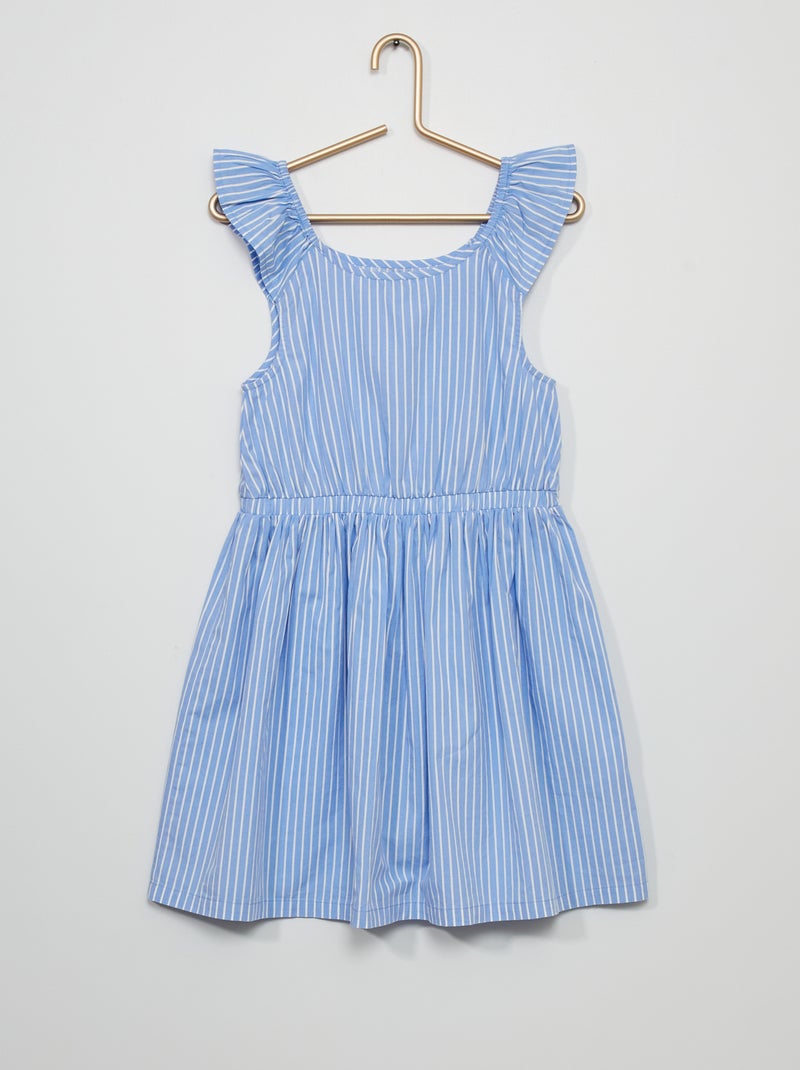 Vestido estampado AZUL - Kiabi