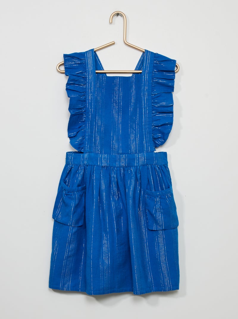 Vestido estampado AZUL - Kiabi