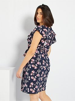 Vestido estampado básico - Kiabi