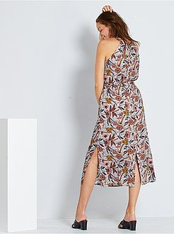 Vestido estampado - Kiabi