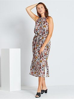 Vestido estampado - Kiabi