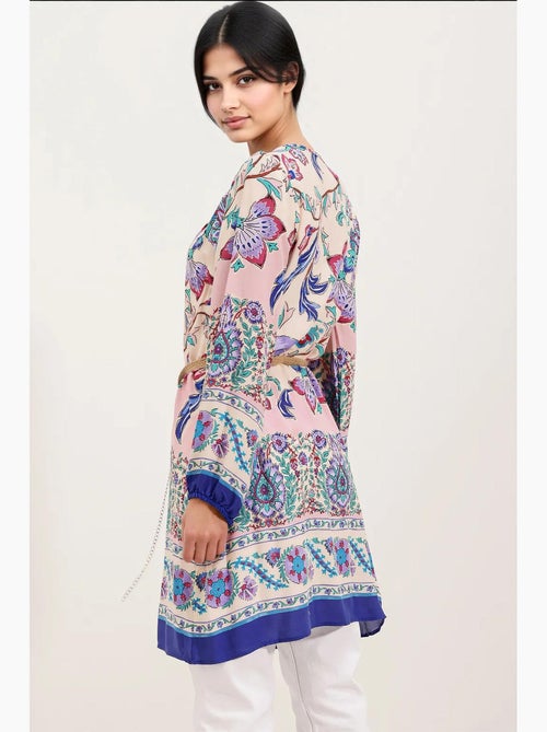 Vestido estampado com cinto bdart - Kiabi Vestido estampado com cinto bdart - Kiabi
