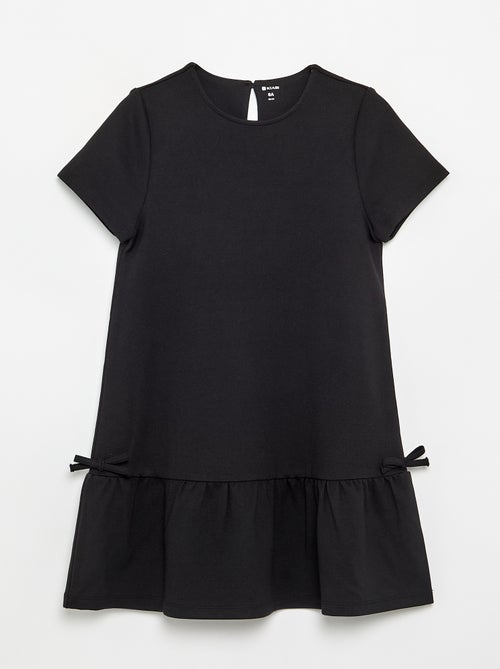 Vestido estampado de manga curta - Kiabi