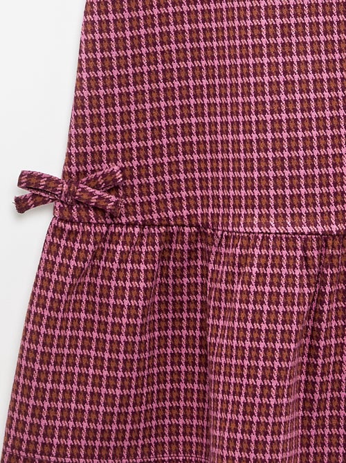 Vestido estampado de manga curta - Kiabi