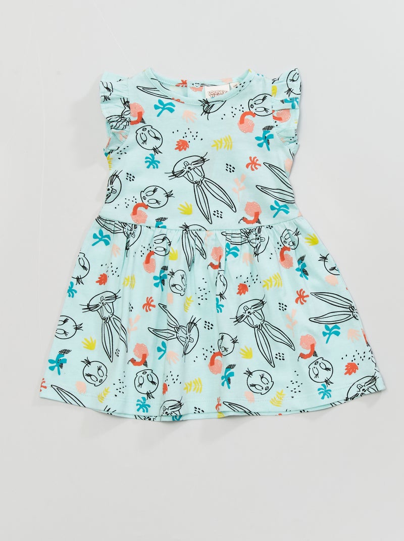 Vestido estampado 'Looney Tunes' Azul - Kiabi