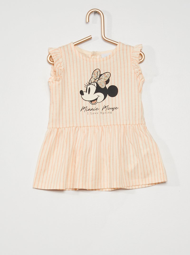 Vestido estampado 'Minnie' LARANJA - Kiabi