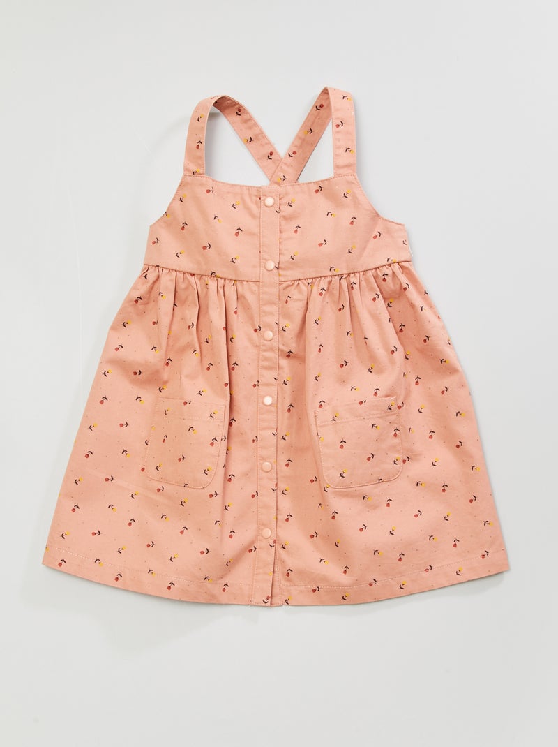 Vestido estampado ROSA - Kiabi