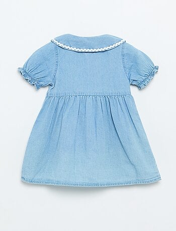 Vestido estilo camisa de manga curta