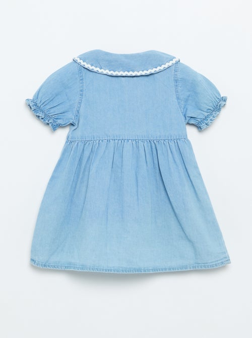 Vestido estilo camisa de manga curta - Kiabi Vestido estilo camisa de manga curta - Kiabi