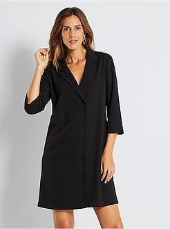 Vestido estilo casaco - Kiabi