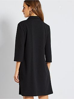 Vestido estilo casaco - Kiabi