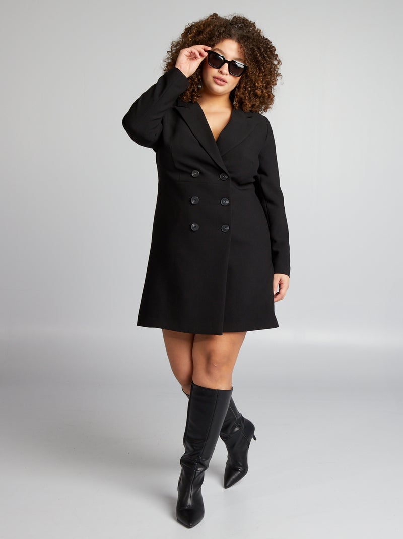 Vestido estilo fato Preto - Kiabi