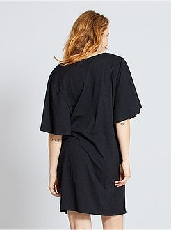 Vestido estilo t-shirt de conceção ecológica - Kiabi