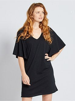 Vestido estilo t-shirt de conceção ecológica - Kiabi