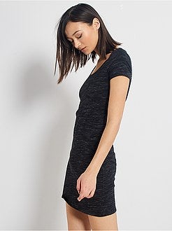 Vestido estilo t-shirt 'eco-conception' - Kiabi