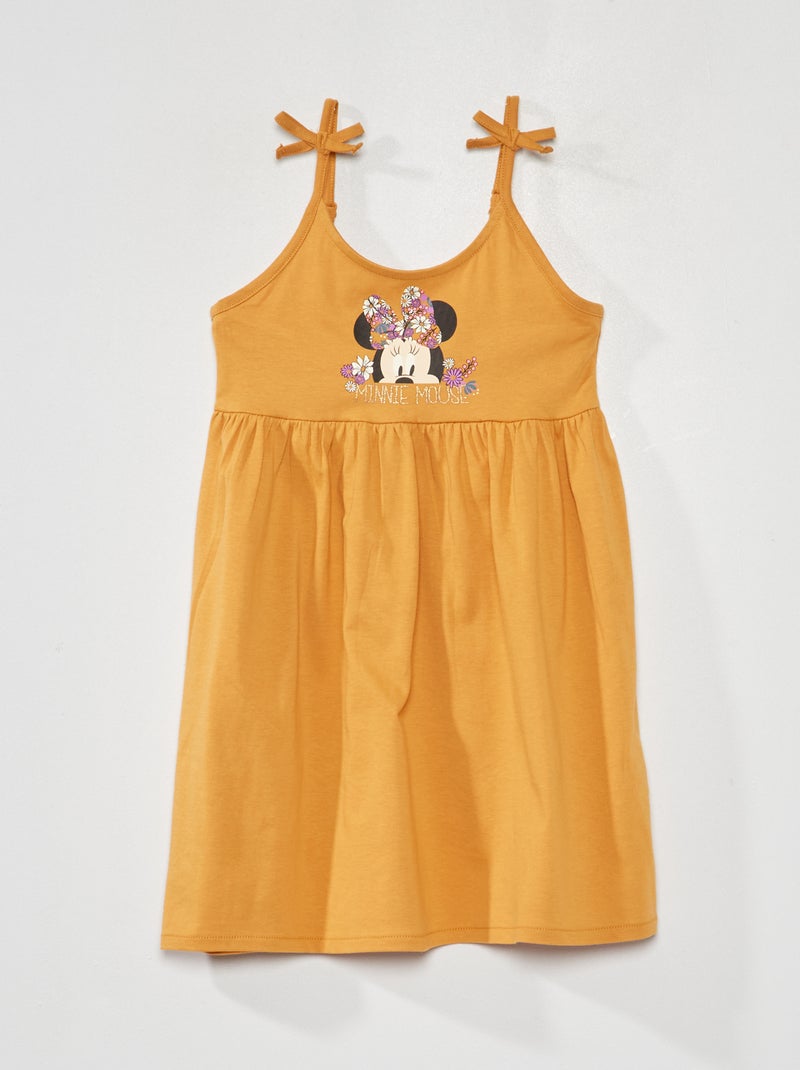 Vestido evasé com alças 'Minnie' AMARELO - Kiabi